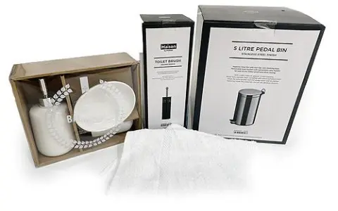 Fusion Bathroom Accessories Pack